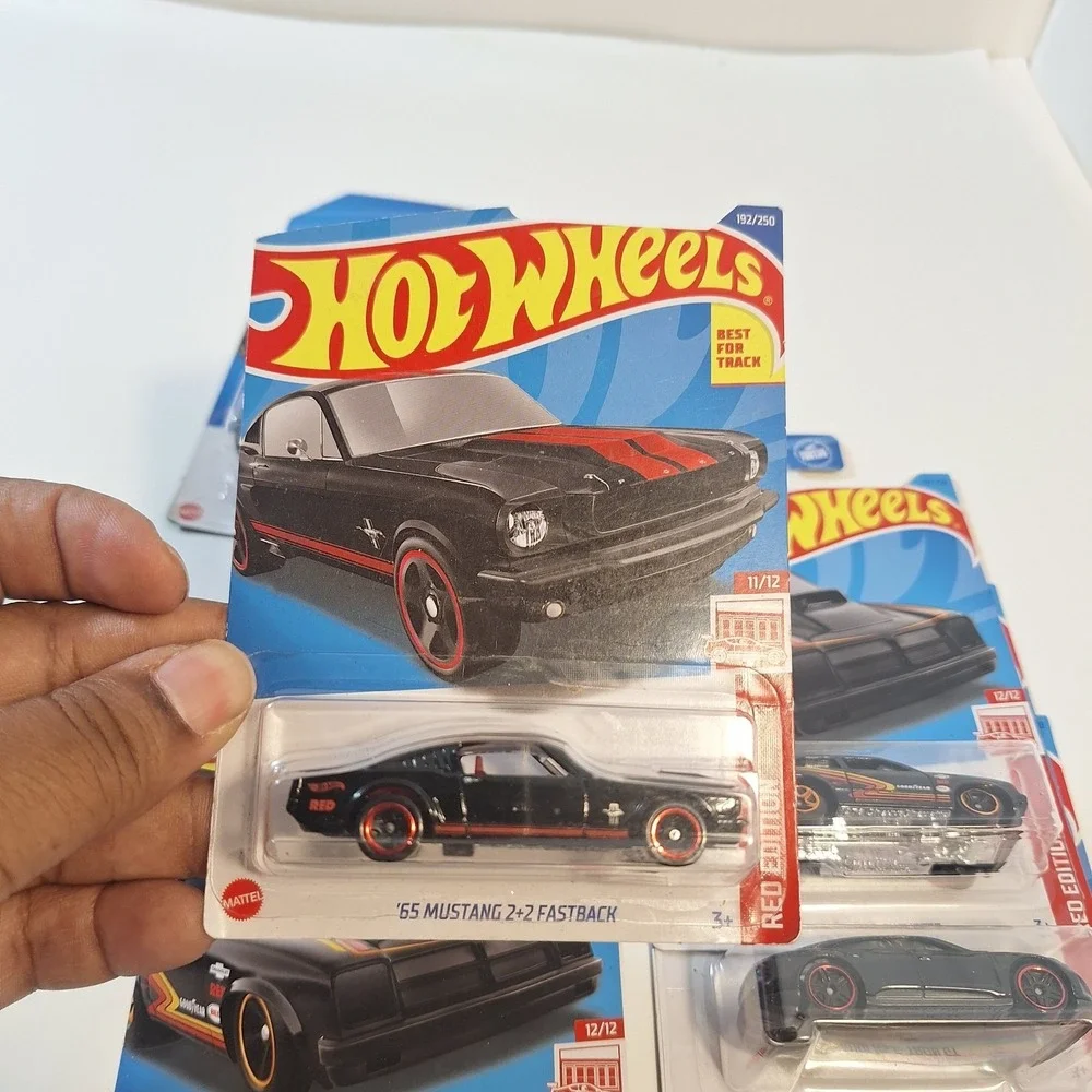 Hot Wheels Target Red Edition Some Damage 6 Cars Mustang/ Camaro